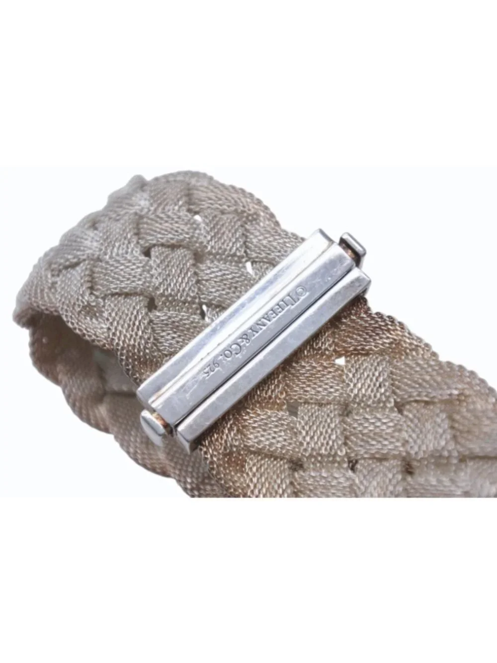 Tiffany & Co Bracelet Somerset Mesh 925 Sterling Silver